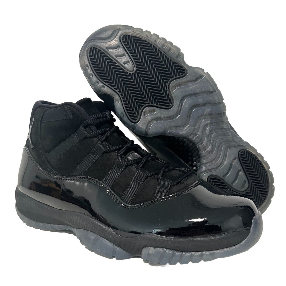 New Air Jordan 11 Cap and Gown 2018 Size 10.5 Rare Retro Authentic Black High MJ